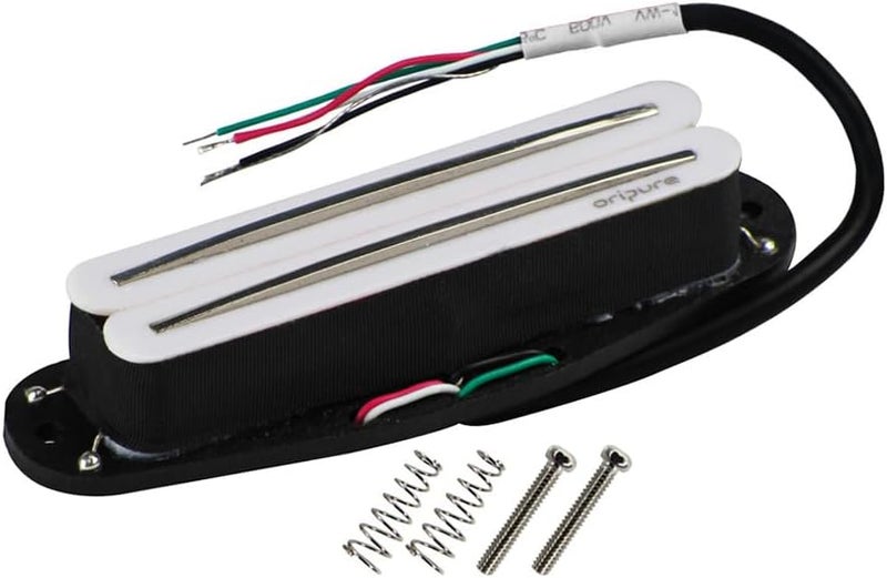 OriPure بيك أب مزدوج ساخن بحجم سلك مفرد Alnico5 10-11K مناسب لآلة الجيتار الكهربائية ST/SQ، أبيض - Image 5